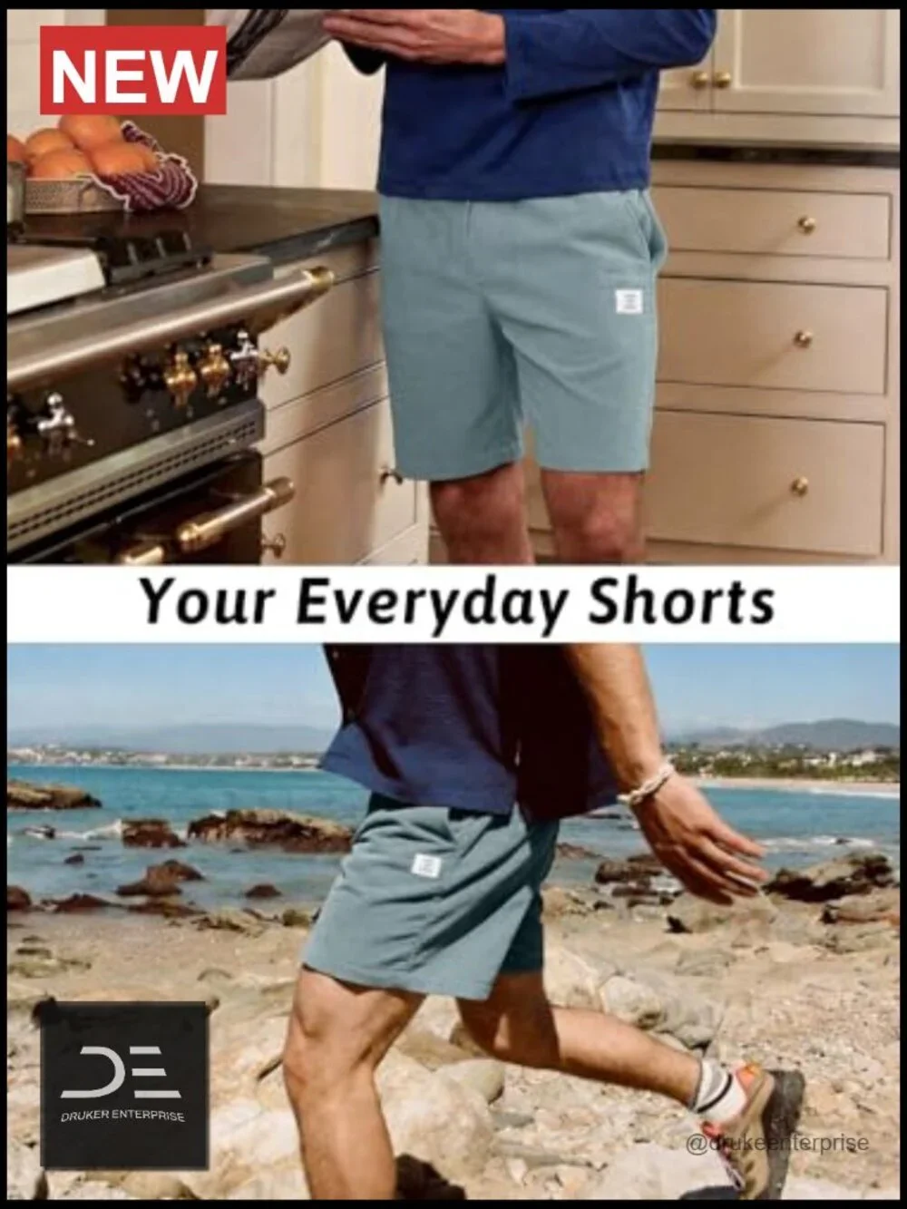 Mens Corduroy Shorts 7 Inch Elastic Waist Drawstring Casual Summer Beach Loose